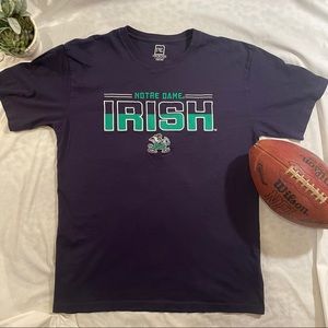 Embroidered Notre Dame Fighting Irish t-shirt NWOT